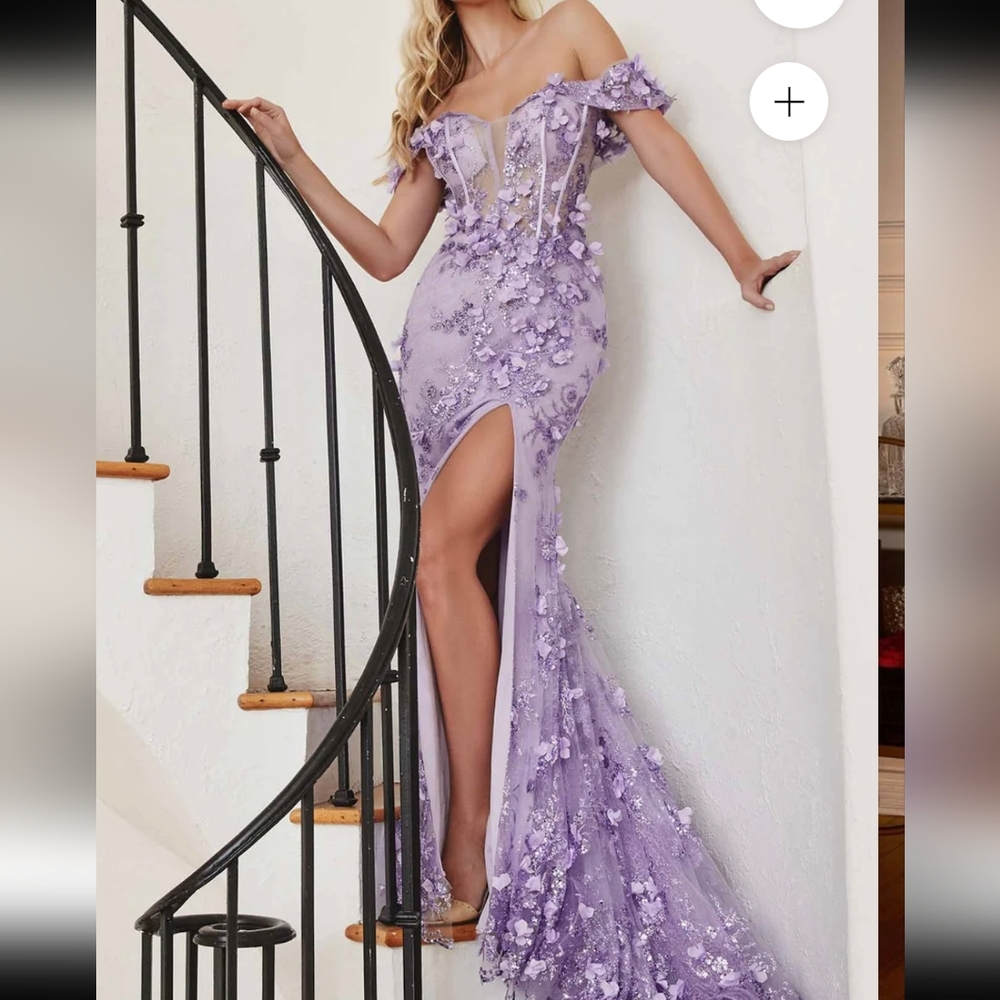 LADIVINE CC2164 DRESS Lavender Dress